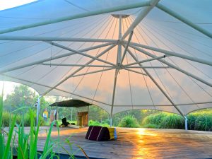 Bali Silent Retreat Octagon tend