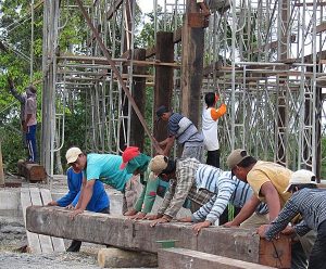 Lodge columns going up