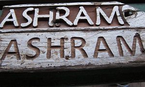 Ashram sign