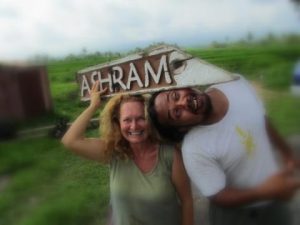 Ashram sign