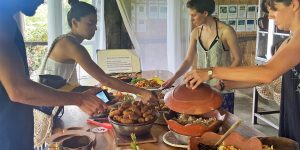Bali Silent Retreat - Dining table