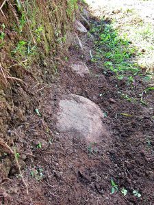 Found the original foundation stones from ashram in 1487.