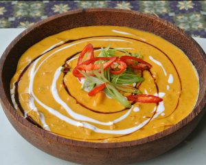Bali Silent Retreat - Pumpkin soup