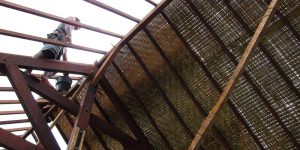 Single Sleeping Room Lodge – the roof begins.