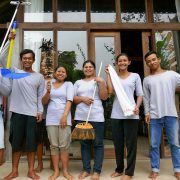 Bali Silent Retreat Housekeeping, Garuk, Arik, Martin, Putu, Ella, Agus