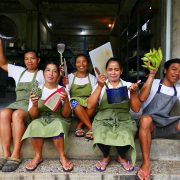 Bali Silent Retreat Kitchen - mama, dayu, kadek