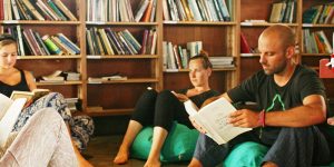 Bali Silent Retreat Library