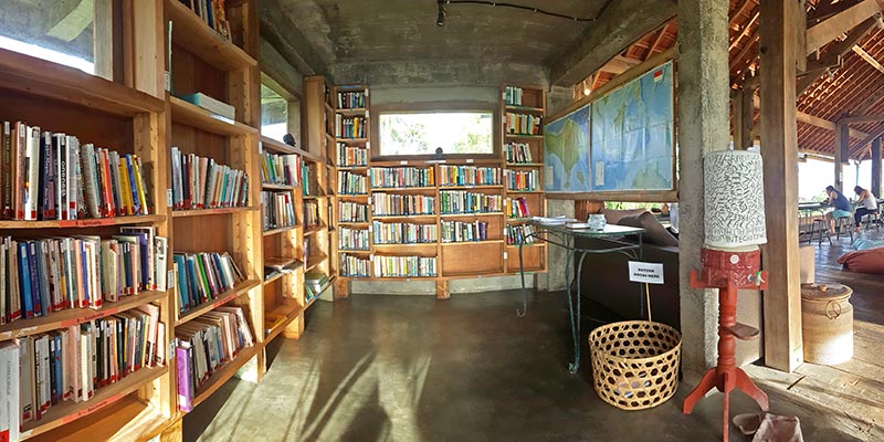 Bali Silent Retreat - Library