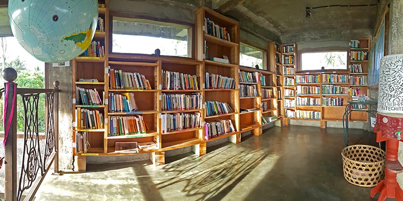 Bali Silent Retreat - Library