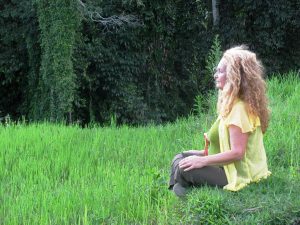 Patricia, who received "the call" to build a silent retreat center for prayer and meditation for all beliefs.