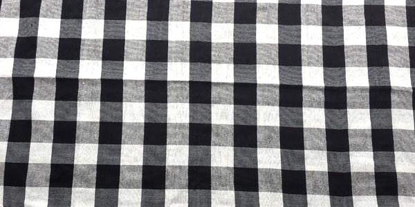 Black and white fabric