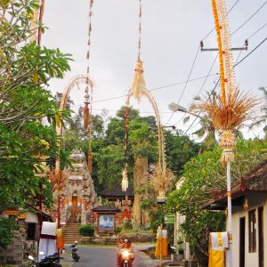Balinese ceremony penjor