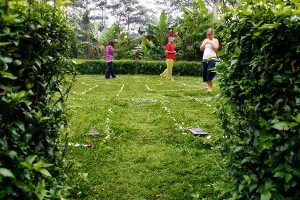 Labyrinth walking meditation