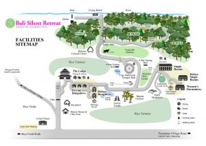 Facilities Sitemap - Bali Silent Retreat