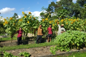 Kitchen and garden staff