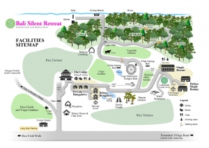 Facilities Sitemap - Bali Silent Retreat