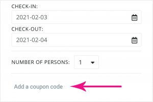 Add a coupon code